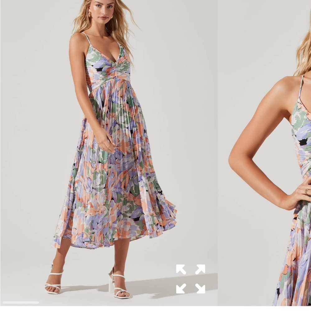 ASTR Blythe Floral Multicolor Dress
